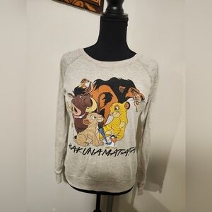 Disney The Lion King REVERSIBLE Long Sleeve Sweater